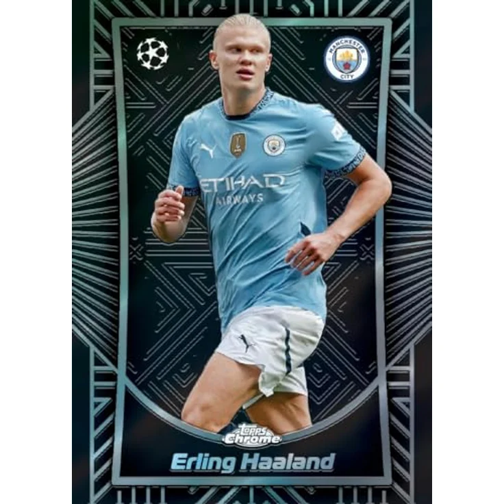 Topps Chrome UEFA Club Competitions 2024-25 Hobby Box, Sammelkarten-Display aus Papier und Pappe, geeignet für Sammler ab 6 Jahren – Bild 2
