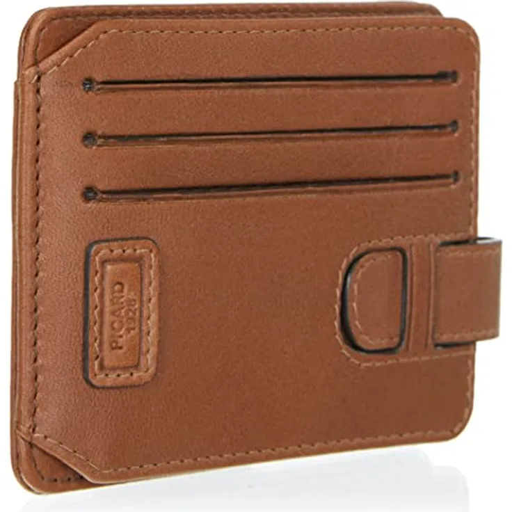Picard Herren Kartenetui AUTHENTIC 1 aus Echtleder Klein | mit Lasche | Kartenetui | Alltag, Business