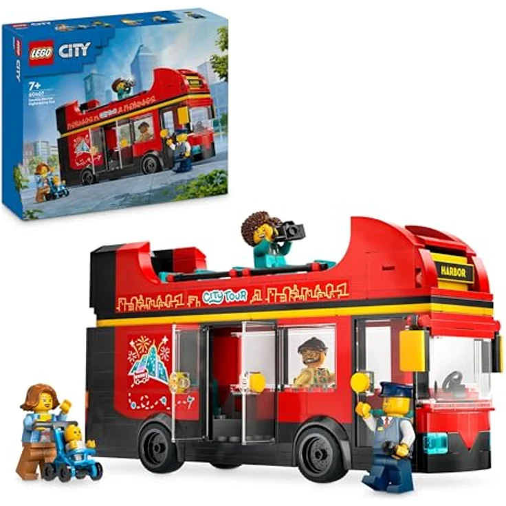 LEGO® Konstruktionsspielsteine Doppeldeckerbus (60407), LEGO City, (384 St), Made in Europe – Bild 2