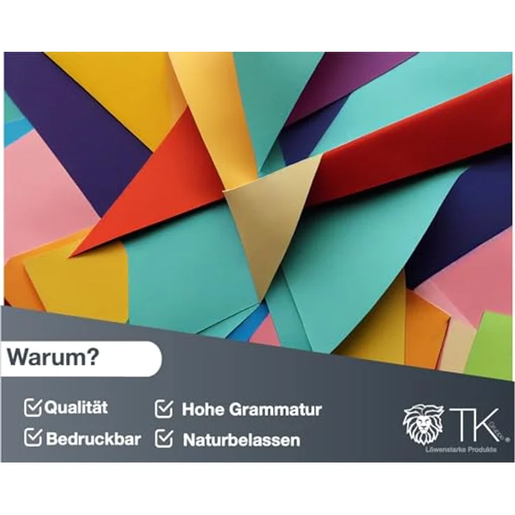 120x Buntes Paper 110 gsm Papier Tonpapier Buntpapier 120 g/m² - A4 Kopierpapier Druckerpapier bunt - zum Basteln & gestalten - Bastelpapier Tonkarton – Bild 5