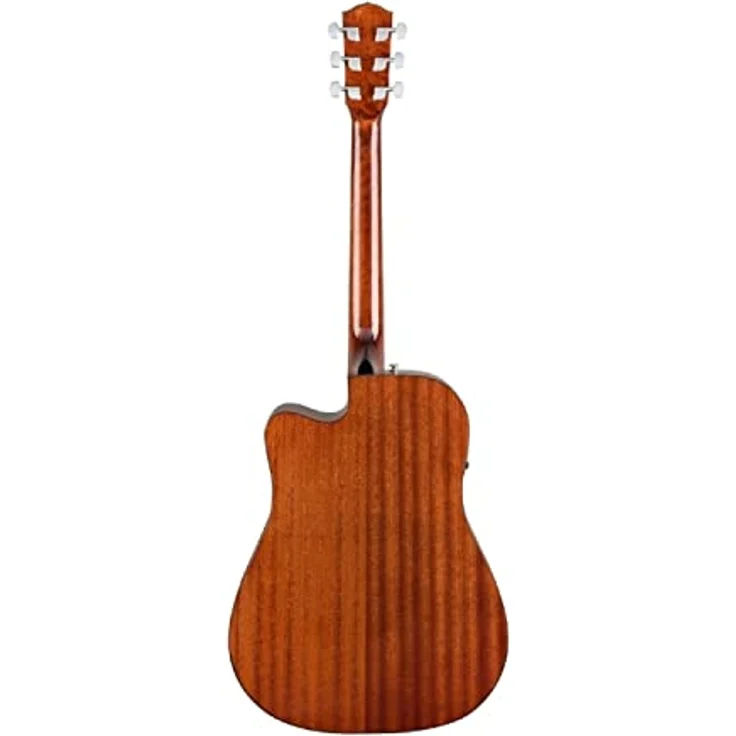 Fender Classic Design CD-60SCE, elektrisch-akoestische Westerngitarre aus Mahagoni mit eingebautem Tuner, braun – Bild 7