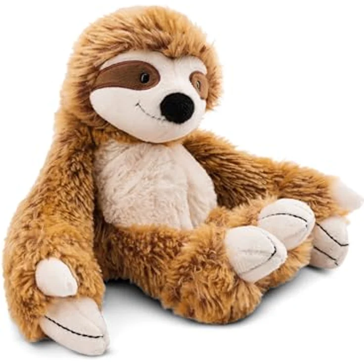 NICI Kuscheltier Faultier Slobby 35cm mit Klettverschluss braun - Plüschtier aus recyceltem Material, ideal zum Kuscheln und Spielen - Geschenkidee für Kinder & Erwachsene – Bild 1