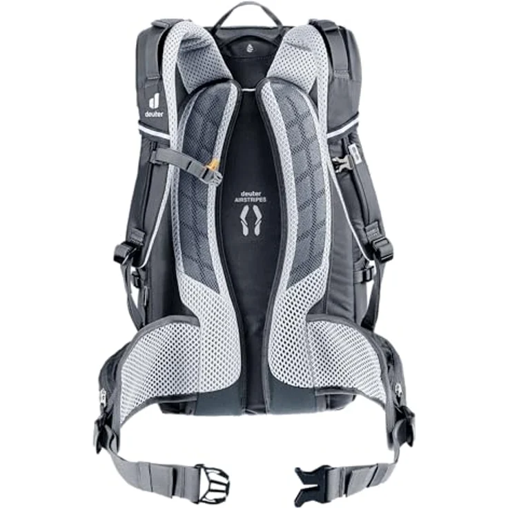 deuter Trans Alpine 30 Fahrradrucksack, 30 Liter, Airstripes System, ergonomische Schulterträger, schwarz – Bild 4