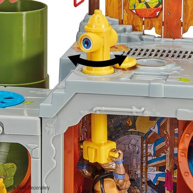 Playmates Teenage Mutant Ninja Turtles Secret Sewer Lid Playset, Mutant Module 30 cm, klassischer Turtles Unterschlupf – Bild 8
