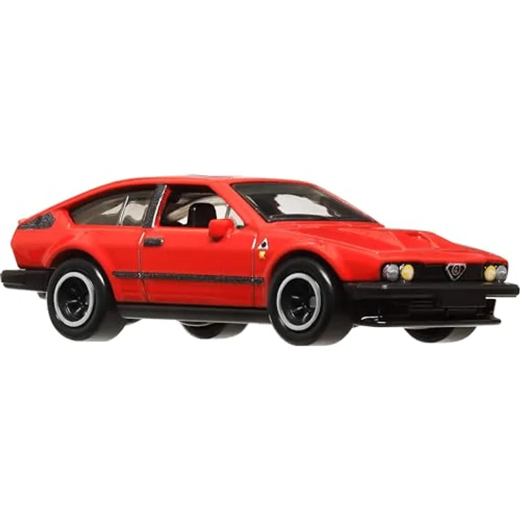 Hot Wheels Car Culture Alfa Romeo GTV 6 30 HRV80, Modellfahrzeug im Maßstab 1:64 aus Druckguss, authentische Details