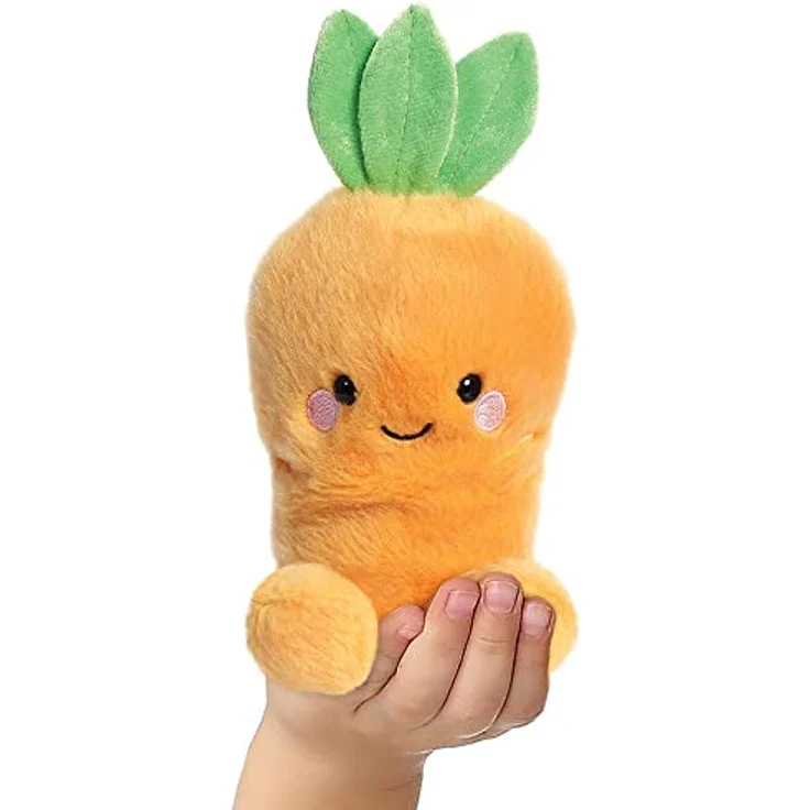 Aurora, 82054, Palm Pals Cheerful Karotte, 13cm, Eco Friendly Plüschtier, Orange – Bild 5