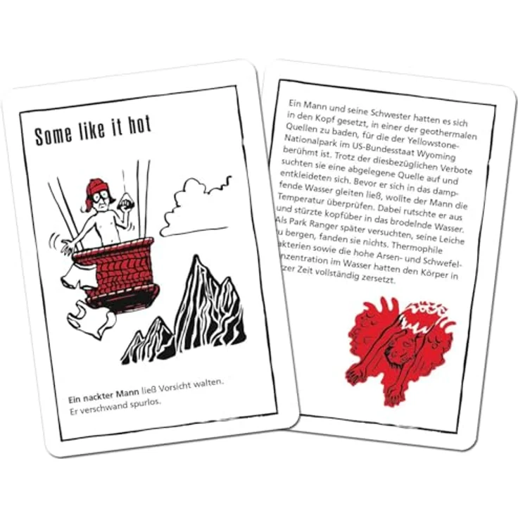 moses. black stories Leichen, Pech & Pannen - Krimi Kartenspiel mit Spielvariante und Punktechips, handliches Rätselspiel für Jugendliche und Erwachsene – Bild 4