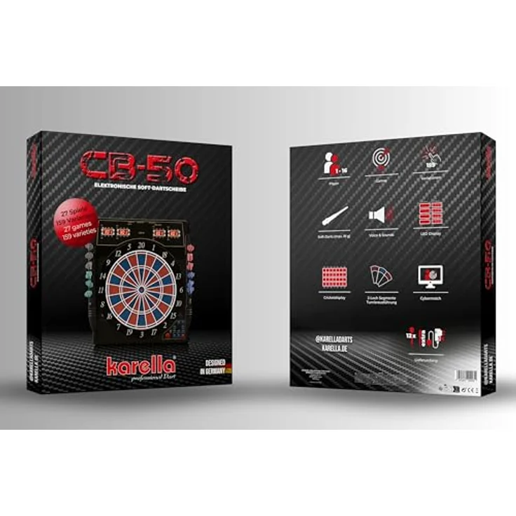 Elektronische Dartscheibe CB 50 Turnierausführung – Bild 3