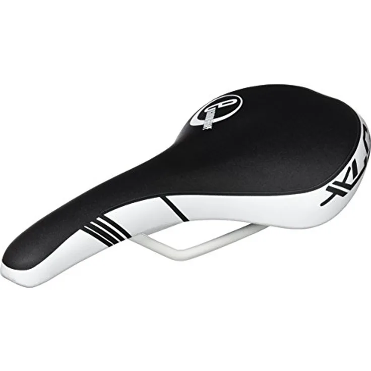 XLC Fahrradsattel MTB ATB Sport SA-S07 Sattel, Schwarz, Weiß, One Size
