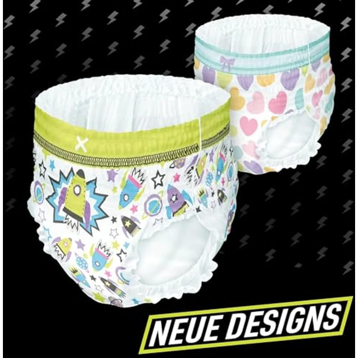 Pampers Ninjamas Pyjama Pants, Höschenwindeln für Kinder, 17-30 kg, Spaceships, 10 Stück – Bild 6