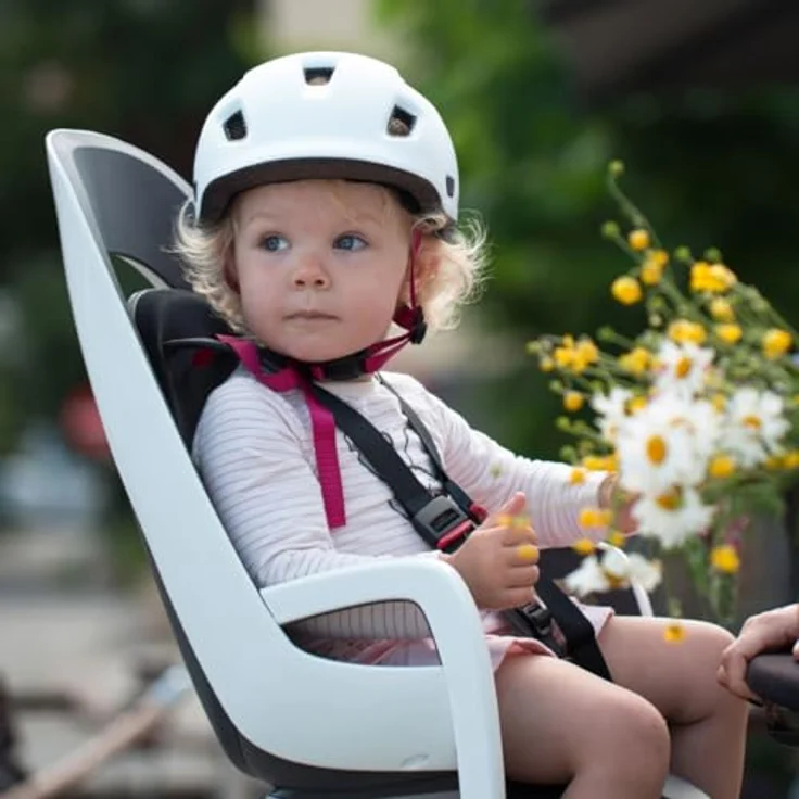 Hamax CARESS Fahrradkindersitz mit abschließbarer Rahmenbefestigung, ergonomische Schlafposition, diverse Sicherheitsmerkmale – Bild 5