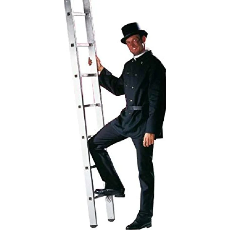 Festartikel Müller Kaminfeger Kostüm, dreiteilige Verkleidung aus 100% Polyester, schwarz, Größe 58/60 – Bild 2