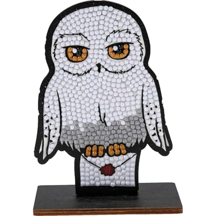 CRYSTAL ART Diamond Painting Crystal Art Buddy 8x11cm DIY Strass Steine Kunstvoller Glitzer Klebepunkte Entspannendes Hobby - Hedwig