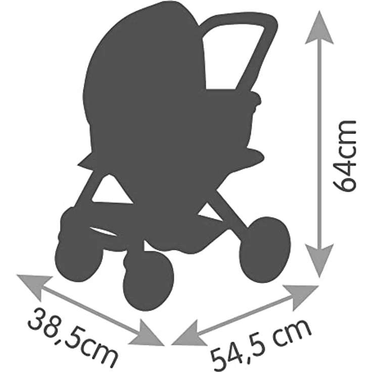 Smoby SMOBY Maxi Cosi Quinny 3in1 Doll Stroller Deep Stroller Gondola Stroller – Bild 4