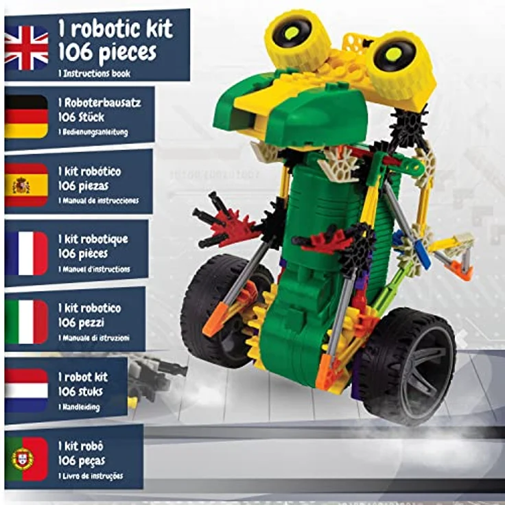 Science4you Robotik Rexbot, Roboter Bausatz mit 106 Teilen, Elektronik Baukasten für Kinder ab 8 Jahren – Bild 2