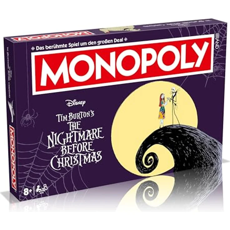 Winning Moves Monopoly Nightmare Before X-Mas Edition, Brettspiel für 2+ Spieler ab 8 Jahren, Deutsch – Bild 1