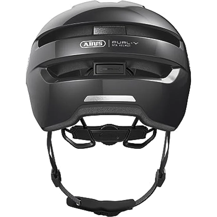 ABUS Fahrradhelm PURL-Y – geeignet für E-Bike und S-Pedelec – stylisher NTA-Schutzhelm für Erwachsene und Jugendliche – Dunkelgrau, Größe M – Bild 3