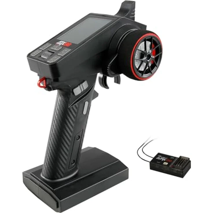 Amewi ATXB8 8-Kanal Fernsteuerung inkl. 8-Kanal Empfänger, programmierbar mit Telemetrie und LiPo-Unterstützung, ideal für Funktionsmodelle und Crawler – Bild 1