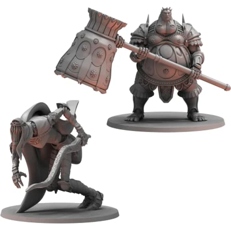 Steamforged Games Dark Souls The Role Playing Game: Dancer of The Boreal Valley & Smough, Miniaturen und Statistikkarten, 5E-kompatibel, für DND und RPG – Bild 2