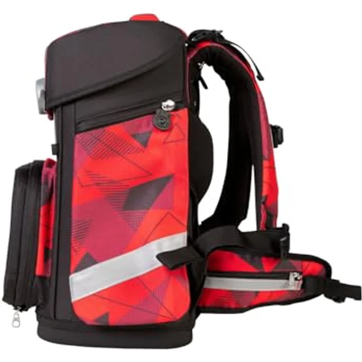 SCHOOL-MOOD® Schulranzen Champion Maxx Pro, 7-teiliges Set aus PET, 22 L, inklusive Turnbeutel und Etui – Bild 4