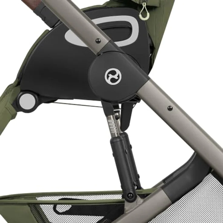 Cybex Talos S Lux Kinderwagen mit faltbarer Babywanne, 0-22 kg, Farbe: Almond Beige – Bild 11