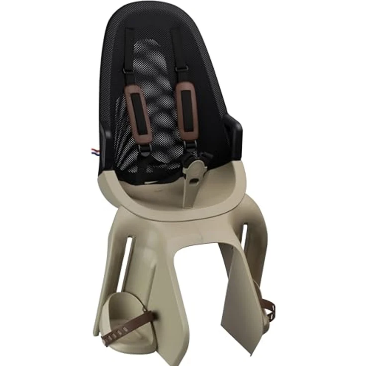 Qibbel Air Heck Sitje Frame, Fahrradsitz in Cappuccino – Bild 1