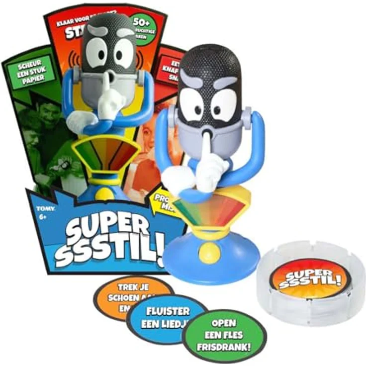Spectron Super Shhh!, Familienspiel mit über 50 Herausforderungen und Mikrofon, leise – Bild 2