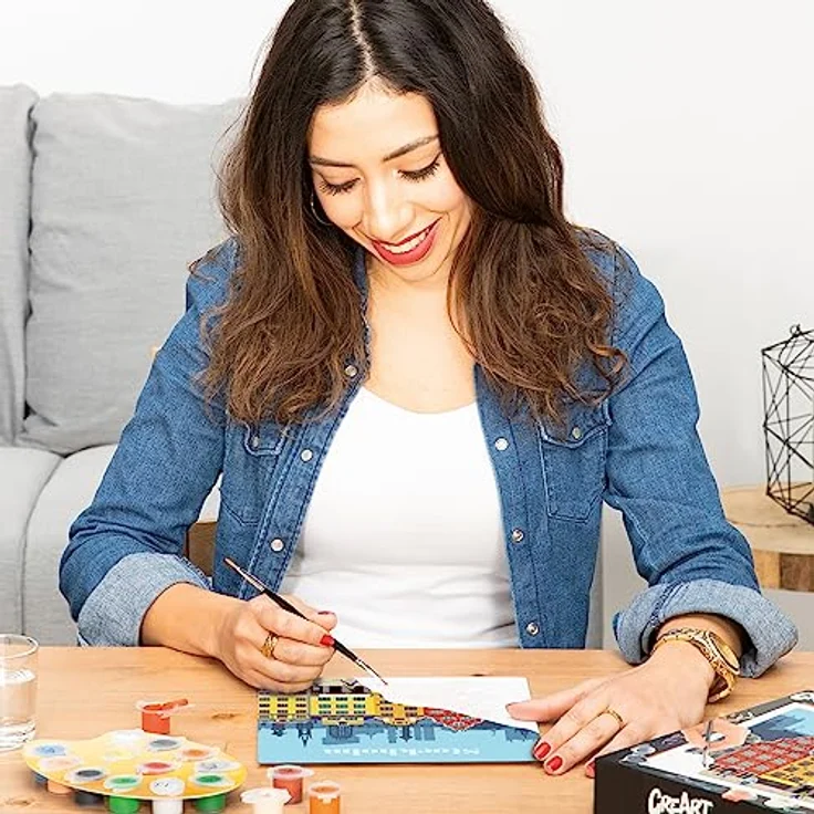 Ravensburger CreArt - Malen nach Zahlen 23520 - Colorful Stockholm - ab 12 Jahren – Bild 3