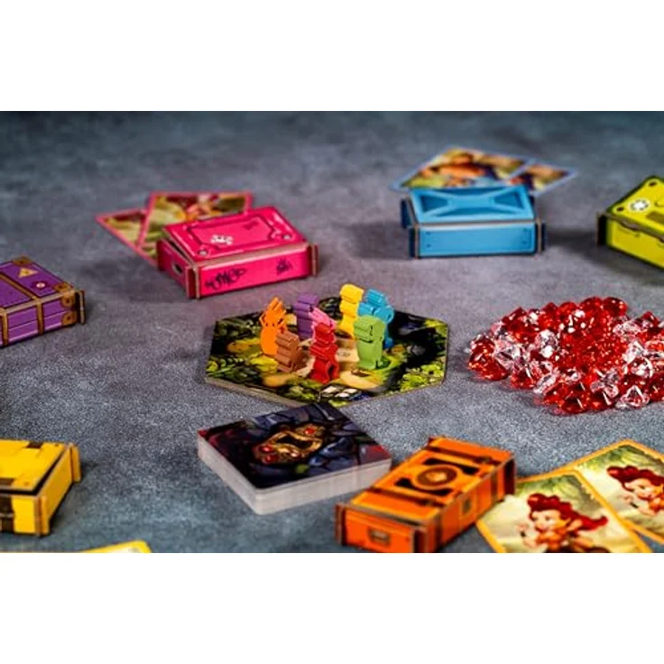 IELLO Diamant (Neuauflage), Brettspiel mit flexibler Gestaltung und hoher Langlebigkeit – Bild 4