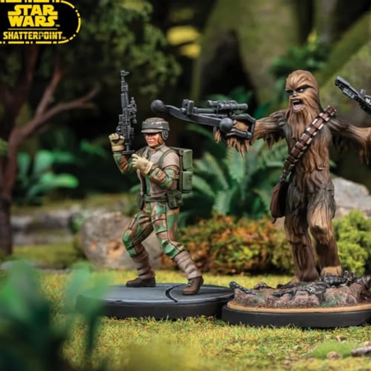 Atomic Mass Games AMGD1027 - Star Wars: Shatterpoint - Real Quiet Like Squad Pack, Erweiterung mit Han Solo, Chewbacca und Rebel Commando Einheiten für 2 Spieler, ab 14 Jahren – Bild 6