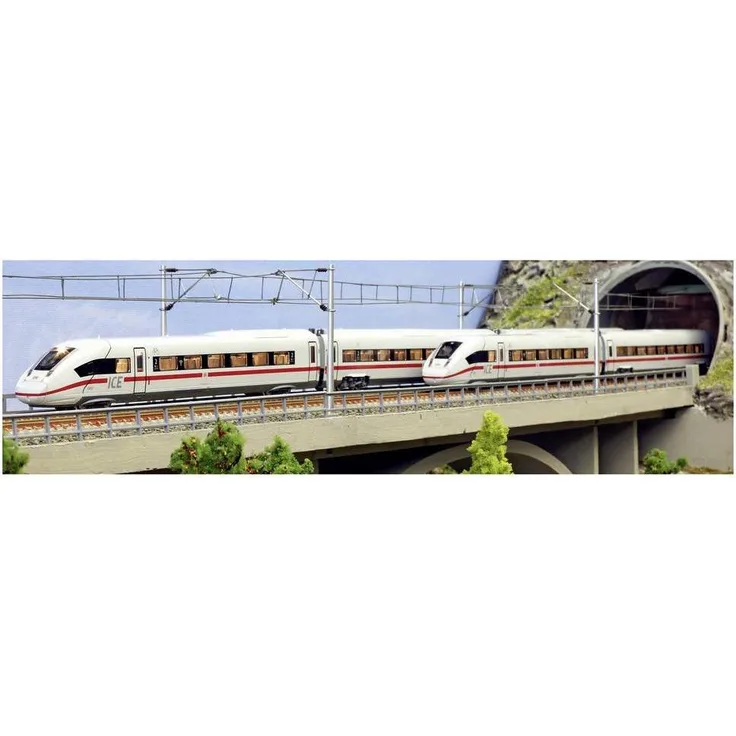 Kato K10-2074 N 4-tlg. Triebzug ICE 4/BR 412 der DB AG, Spur N Modellbahnwagen