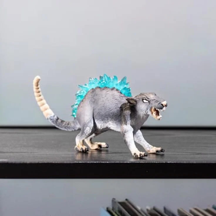 Schleich BattleCave Eisratte (42676) ELDRADOR, kreative Spielfigur mit drehender Eisschleuder, ca. 15 cm – Bild 3