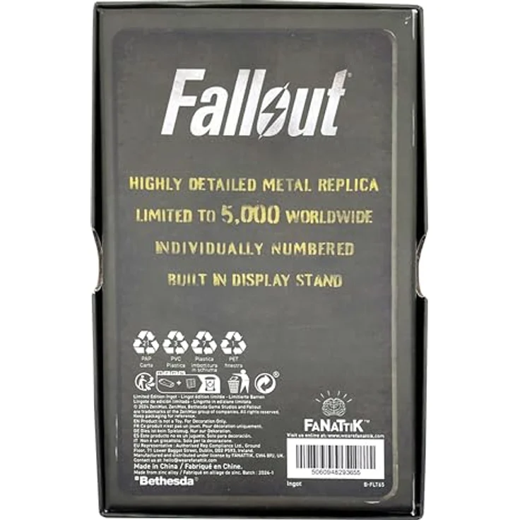Fanattik Fallout Eternal Replik Nuclear Keycard, limitiert auf 5.000 Stück, Metall-Kostümzubehör – Bild 3