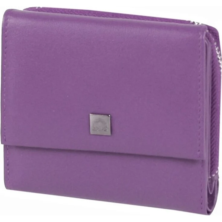 Greenburry Spongy Geldbörse, 100% Leder, 10,5 cm x 9,5 cm x 3 cm, lila