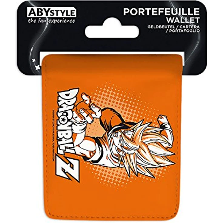 ABYSTYLE Dragon Ball ABYBAG167 Goku Geldbörse, orange, mit Ausweisfenster und Münzfach, 22 cm x 9,5 cm – Bild 2