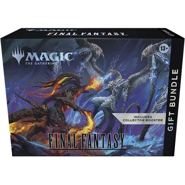 Wizards of the Coast Magic: The Gathering - FINAL FANTASY Fat Pack Bundle, englische Version mit Play Boostern, Collector Booster und exklusivem Spindown-Lebenszähler