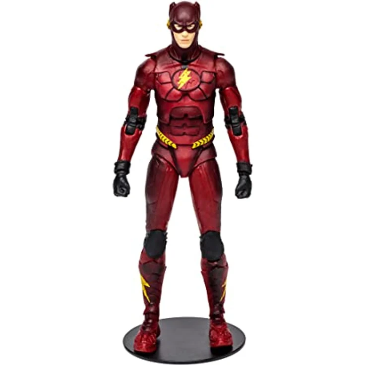 BANDAI McFarlane Actionfigur DC Film The Flash, Batman-Anzug, 18 cm mit 22 Artikulationspunkten und Zubehör, Mehrfarbig, TM15516 – Bild 2