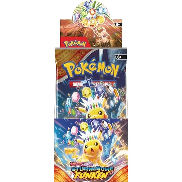 Pokémon Boosterpack-Display Karmesin & Purpur – Stürmische Funken (enthält 18 Boosterpacks) – Bild 2