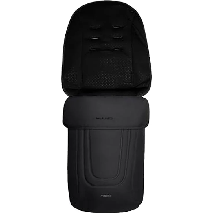 Muuvo Trick 2in1 Kombi Kinderwagen SET, multifunktional mit 3D-Airflow-Belüftung und Sonnenschutz, Jet Black – Bild 6