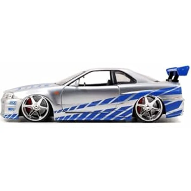 Jazwares - 97158 - Metals Diecast - Fast and Furious, Brian O'Conner's Nissan Skyline GT-R, Maßstab 1:24 – Bild 5