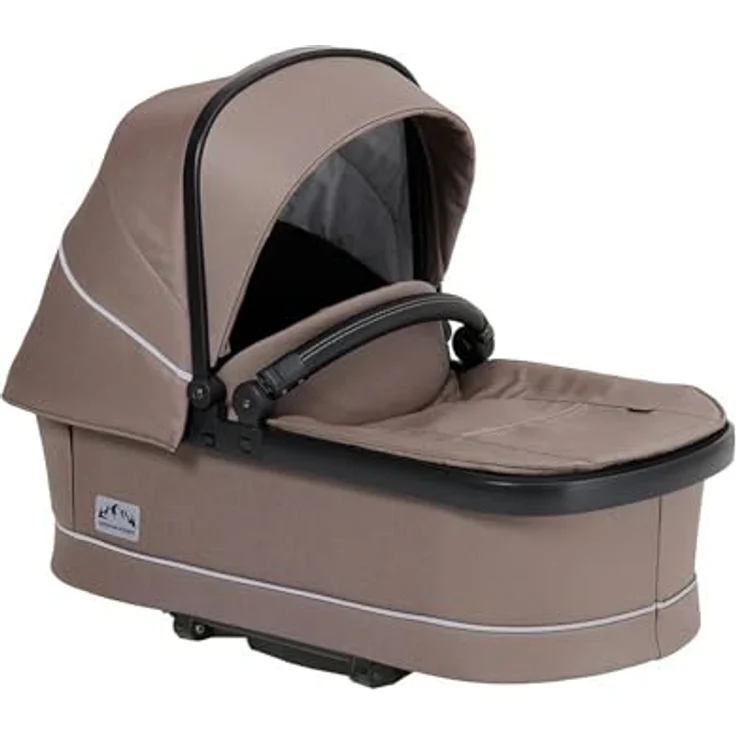 Hartan Kinderwagenset Rock IT Outdoor, Cappuccino, 3-teilig, mit Federung und 5-Punkte-Gurt, Made in Germany – Bild 6