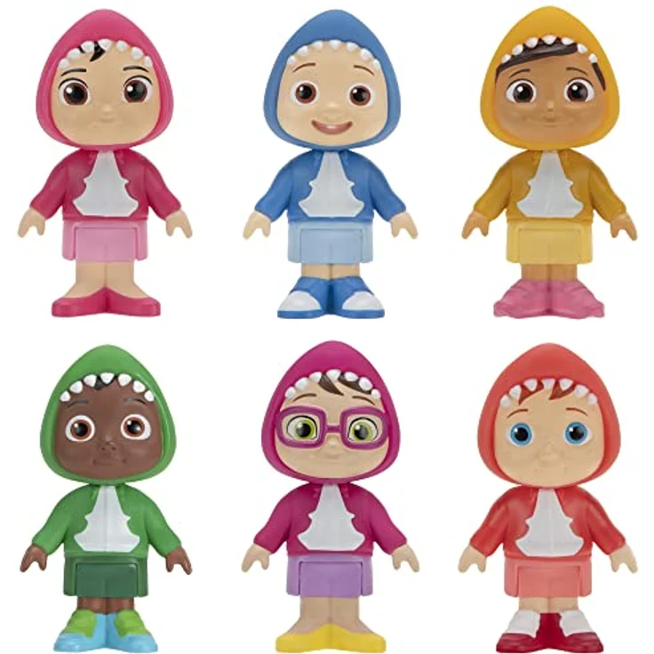 CoComelon 6 Figure Pack (Family & Friends) (Shark Theme) CMW0046 – Bild 2