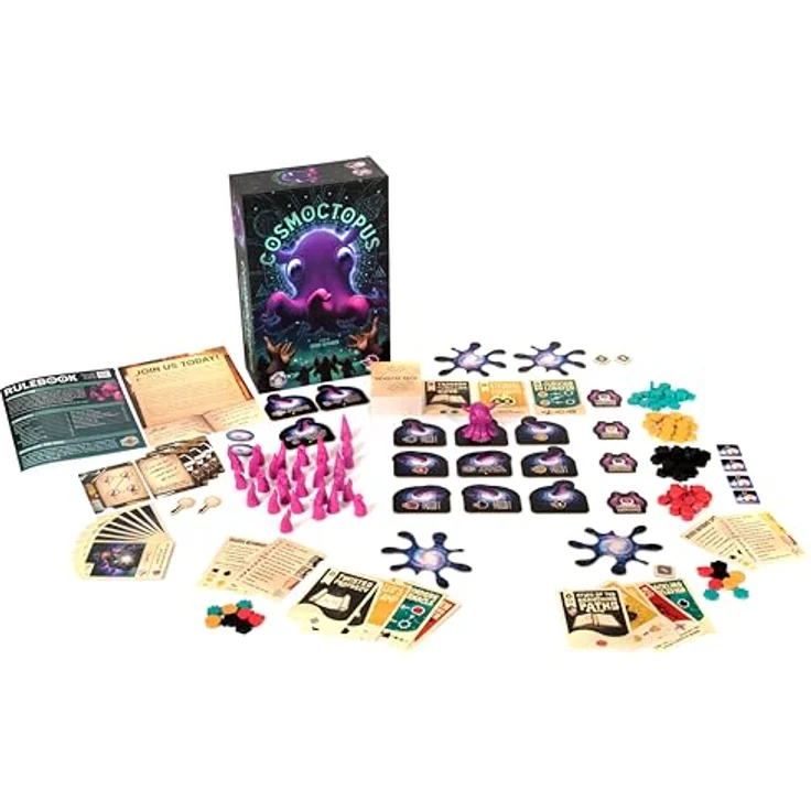 Lucky Duck Games Cosmoctopus, Strategisches Brettspiel für 1-4 Spieler mit flexiblem Tiling und verschiedenen Spielmodi – Bild 4