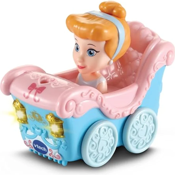 VTech Baby TUT TUT Baby Flitzer - Cinderellas verzauberte Kutsche, Musikspielzeug mit Originalstimme von Cinderella – Bild 2