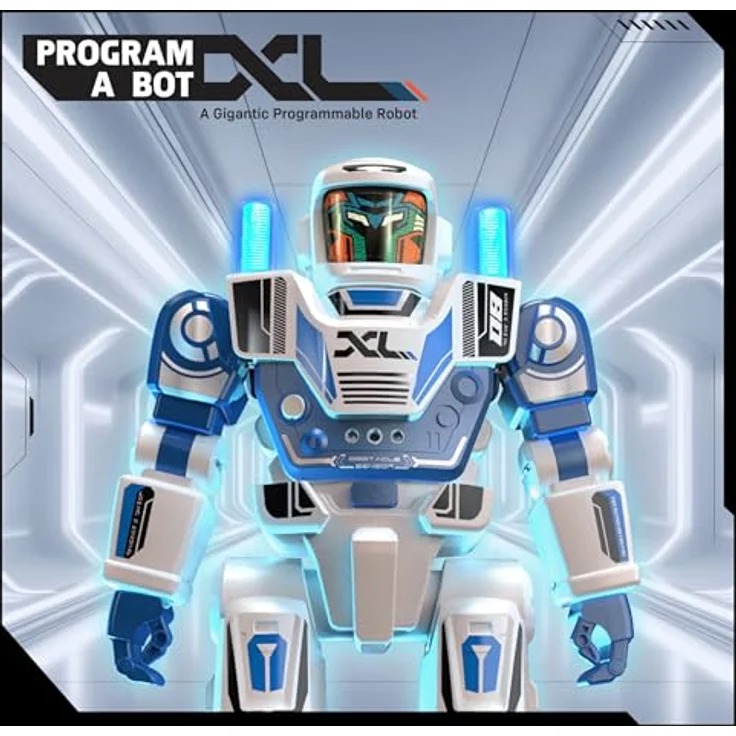 Silverlit YCOO Program A Bot XL, programmierbarer Roboter mit 3 Steuermodi, 40 cm groß, interaktive Bewegungen und Lichteffekte – Bild 4