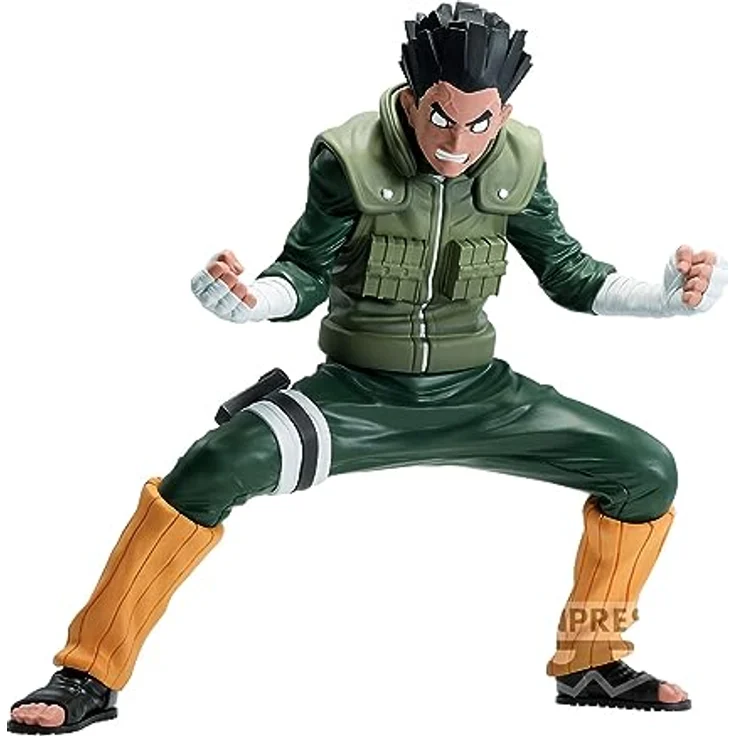 Banpresto BP88558P Rock Lee II Actionfigur Naruto Shippuden, Vibration Stars, 16 cm, mehrfarbig, Sammelfigur aus PVC – Bild 1
