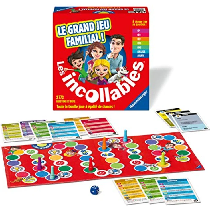 Ravensburger Familienspiel Unergründlichen, Kartenspiel mit 2.772 Fragen aus 6 Themenbereichen, für 2-6 Spieler, ab 6 Jahren – Bild 3