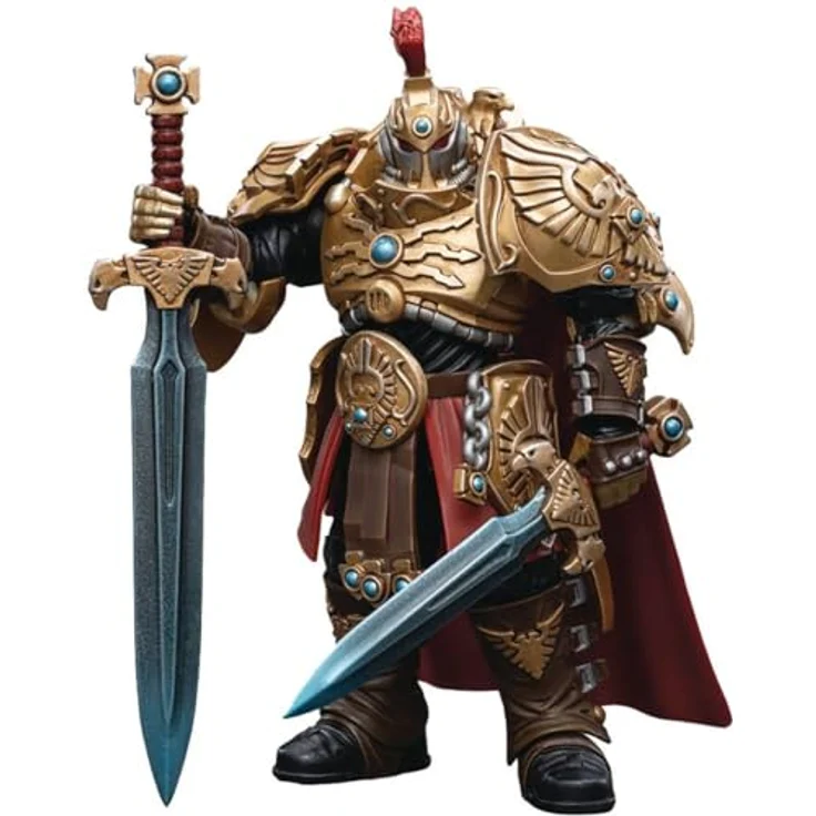 Joy Toy Warhammer 40k Actionfigur 1/18 Adeptus Custodes Blade Champion, beweglich, 12 cm mit Zubehör – Bild 4