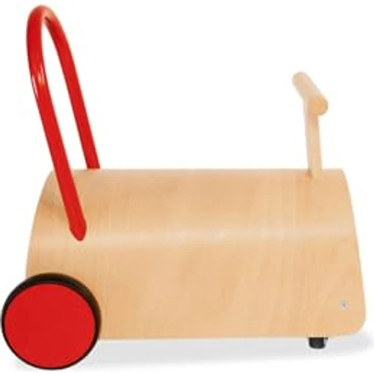 PINOLINO Enzo Kinder Lauflernwagen und Rutschauto, Holz, Natur/Rot, German Design Award Gewinner 2025 – Bild 5