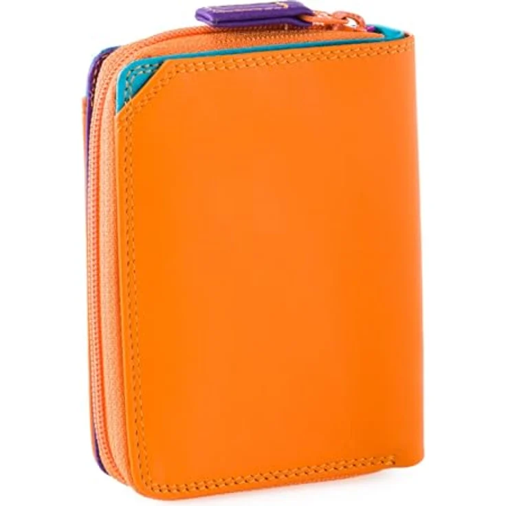 Mywalit Small Wallet, Damen Geldbörse aus Leder mit Reißverschluss, Mehrfarbig, 10 cm – Bild 3